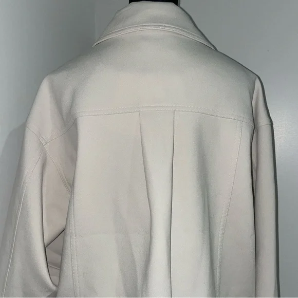 NEW! Dissh- Oversized Jil Silver Tailored Trucker Jacket Light Jacket Size US 2